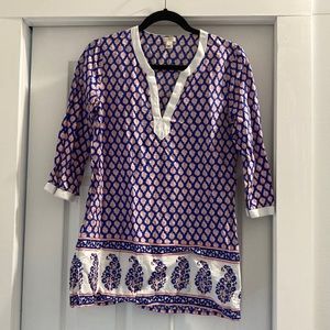 J Crew Paisley Cover Up S